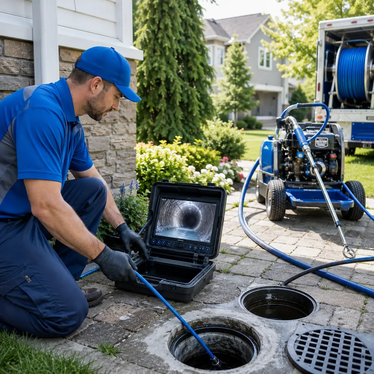 Outdoor drain cleaning professionals serving Medina, ND